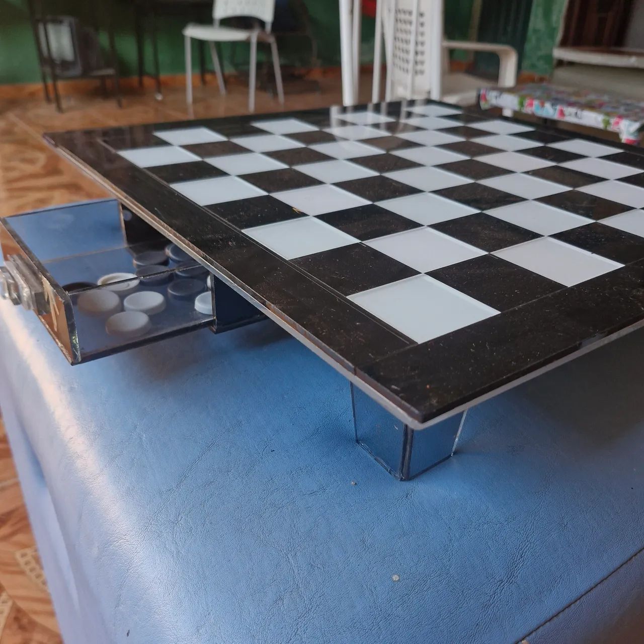 Mesa de dama/xadrez  - Foto 3