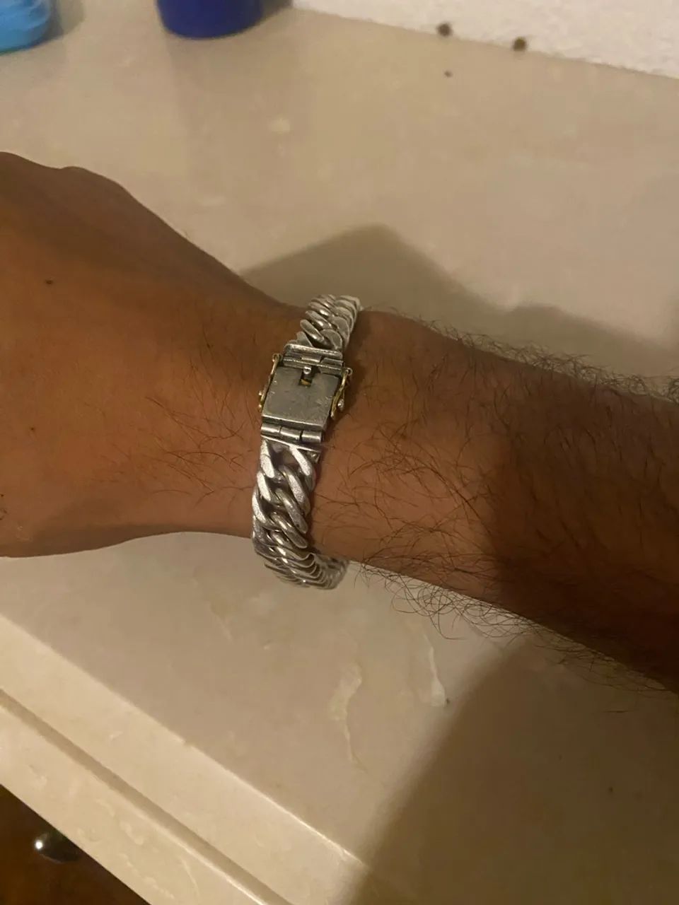 Pulseira de Prata Mil 58g