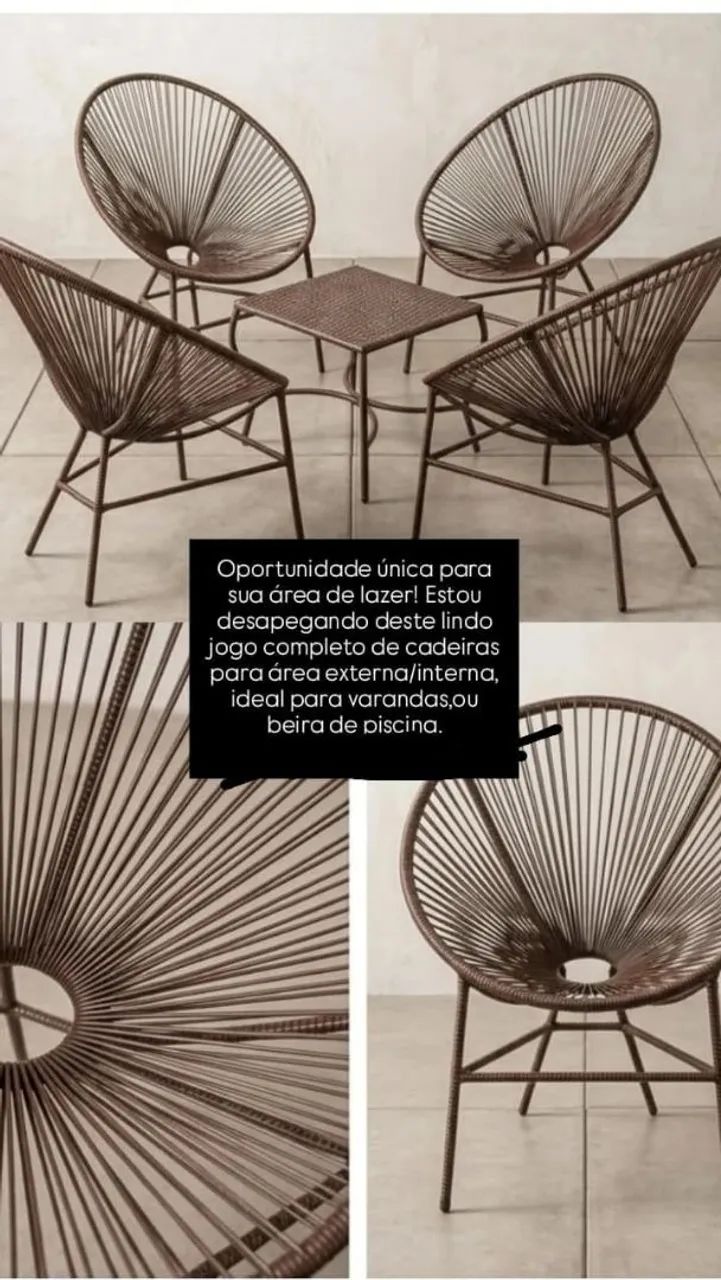 Jogo de cadeiras
