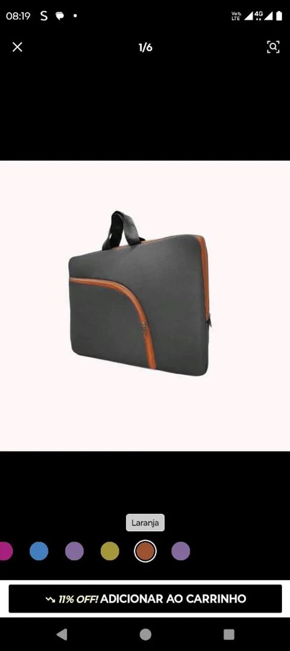 Bolsa nootbook de 14 a 15,5 polegadas  - Foto 4