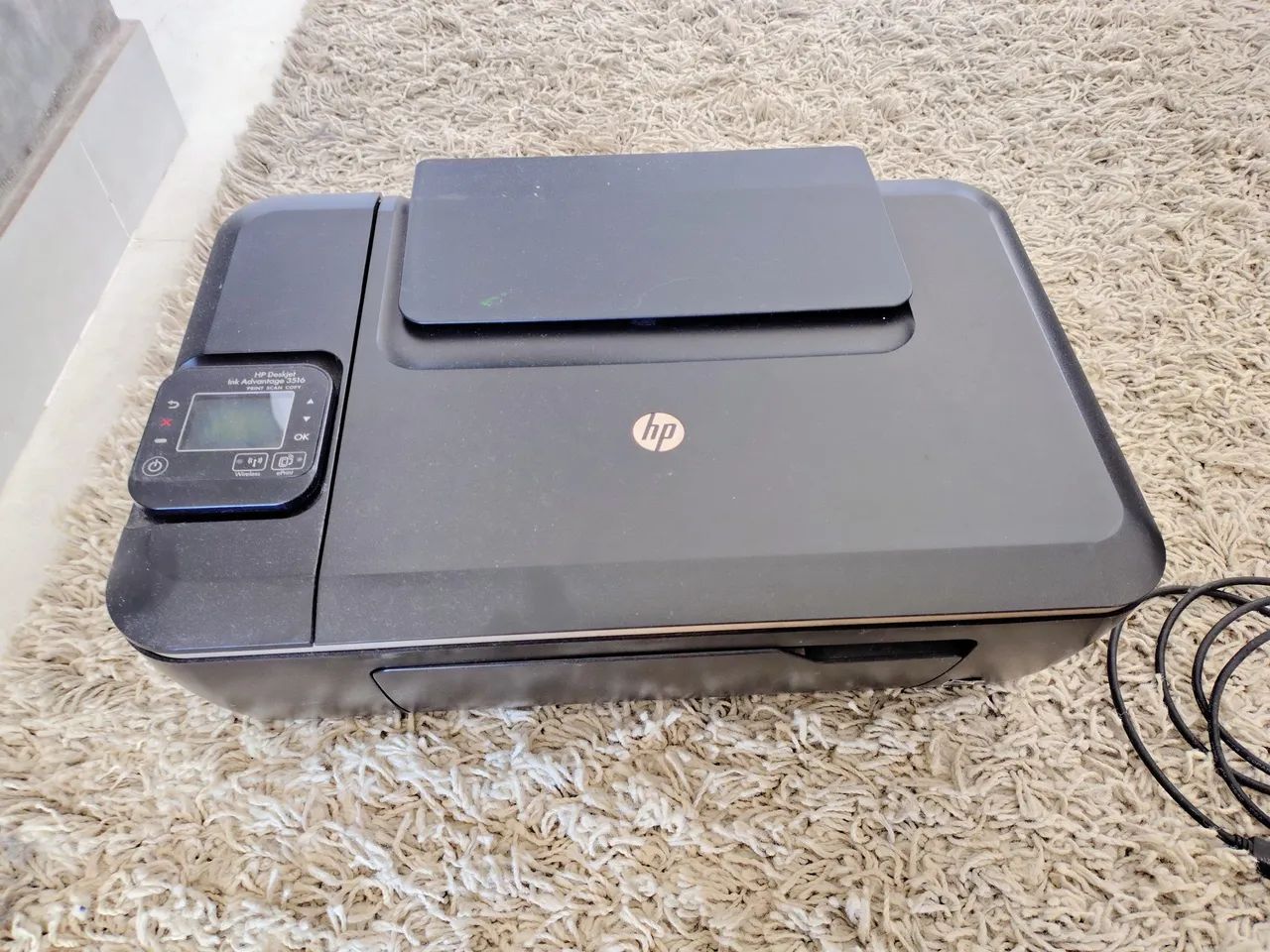 Multifuncional HP DeskJet Ink Advantage 3516 Wifi com Visor
