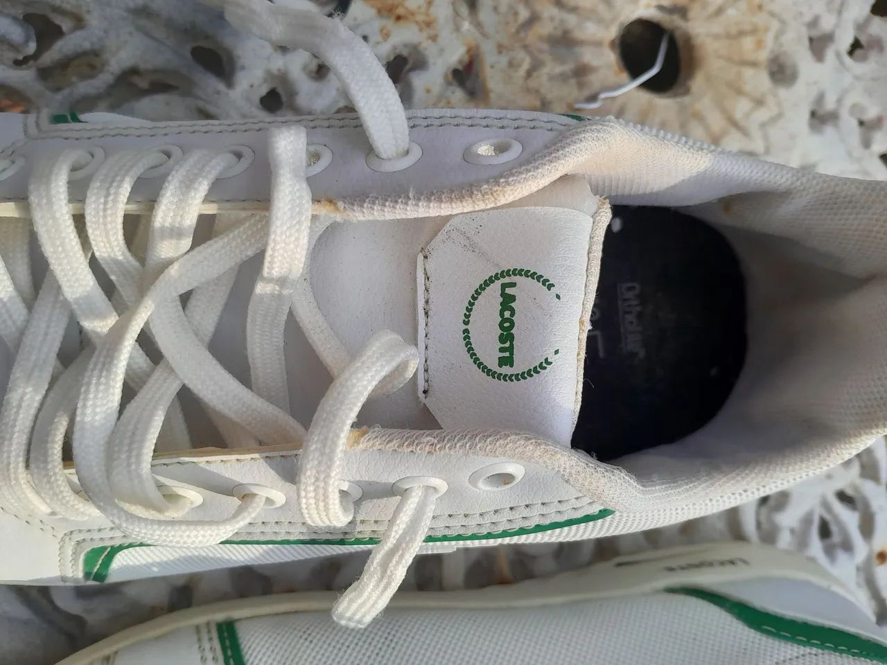 Tênis Branco Lacoste n°42 - Foto 2