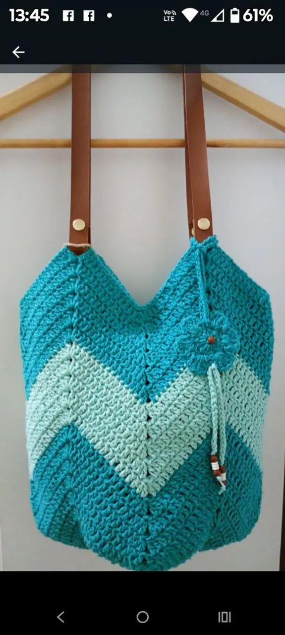 BOLSAS de CROCHÊ  - Foto 3
