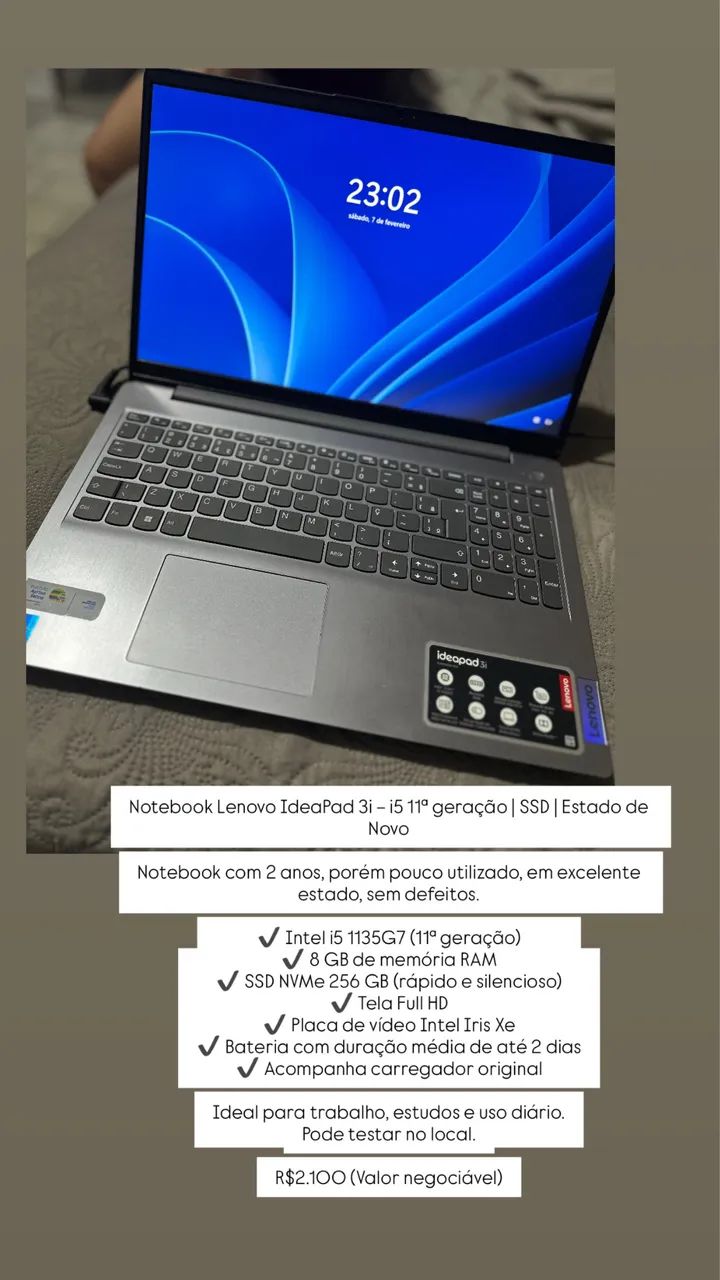 Notebook LENOVO
