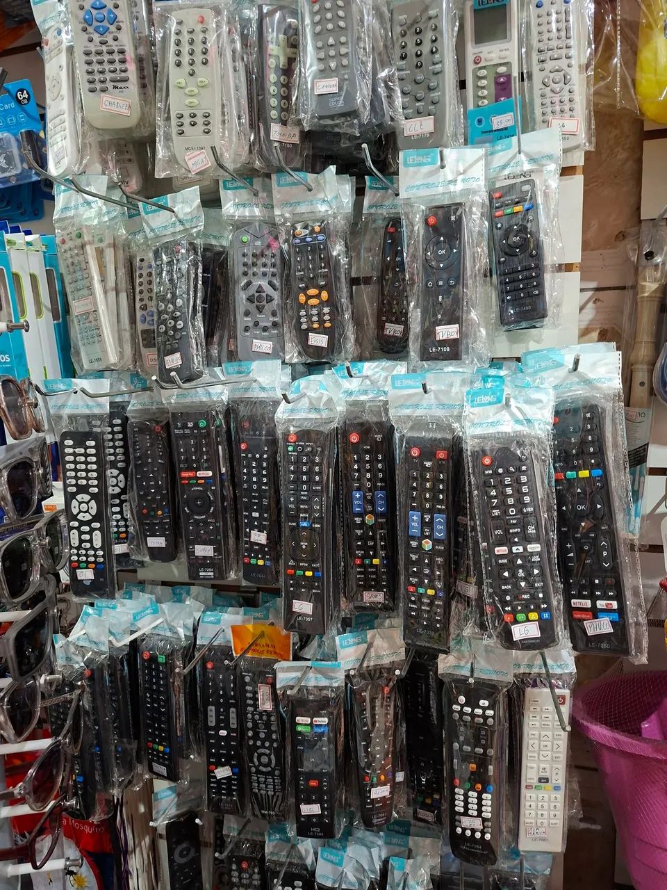 Controles de televisão 
