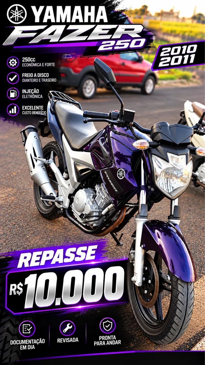Fazer 250 repasse 