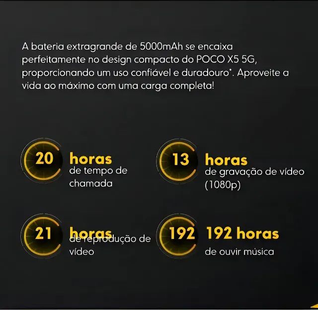POCO X5 256 GB 8 GB DE RAM (TROCO EM IPHONE 12 COM VOLTA) - Foto 4