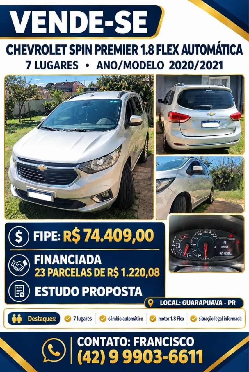 Chevrolet Spin 1.8 8V ECONO.FLEX 5P AUT. 2021