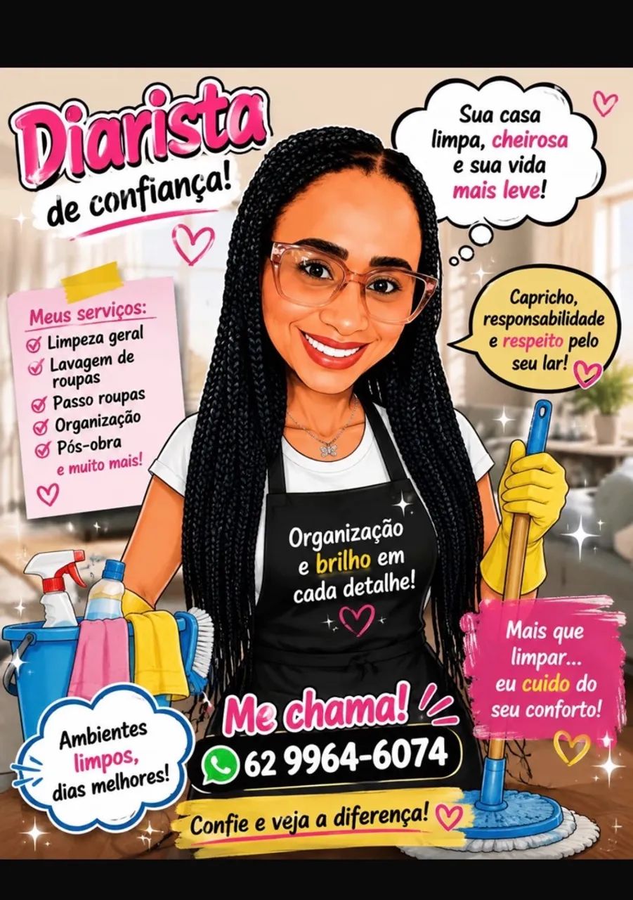 FAXINEIRA EXPERIENTE - LIMPEZA EM GERAL