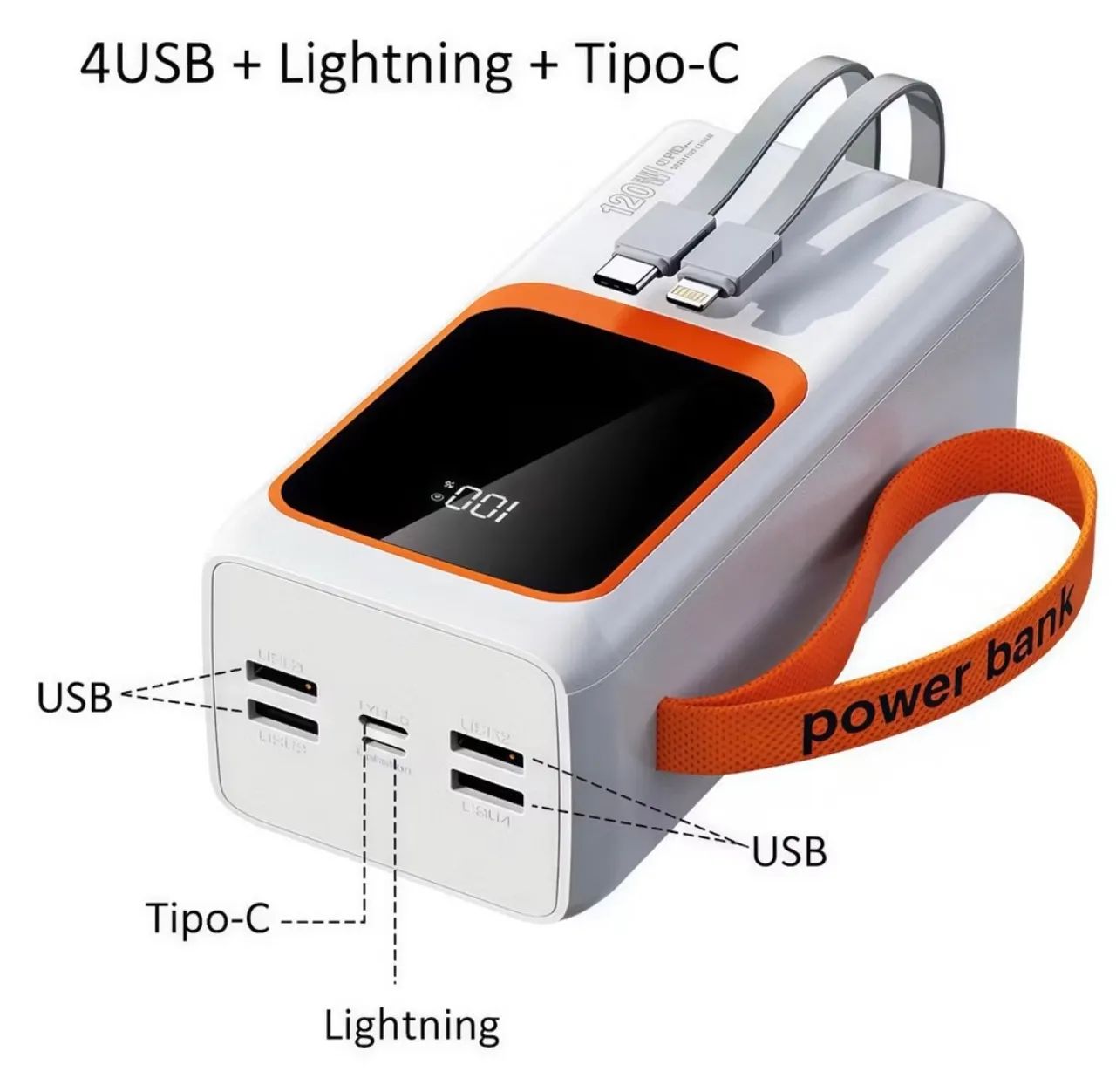 Power Bank 30000mAh PD 66W  - Foto 4