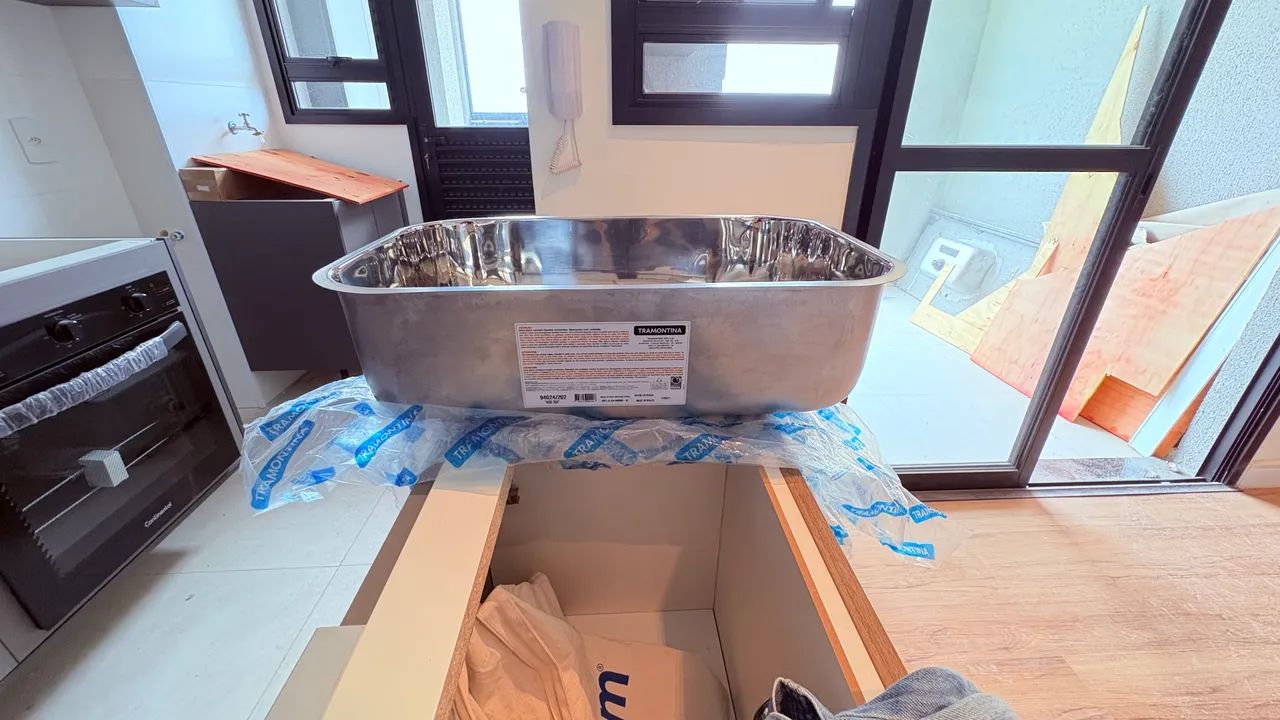 Cuba em aço inox Tramontina nova (com pequeno detalhe de amasso) - Foto 3