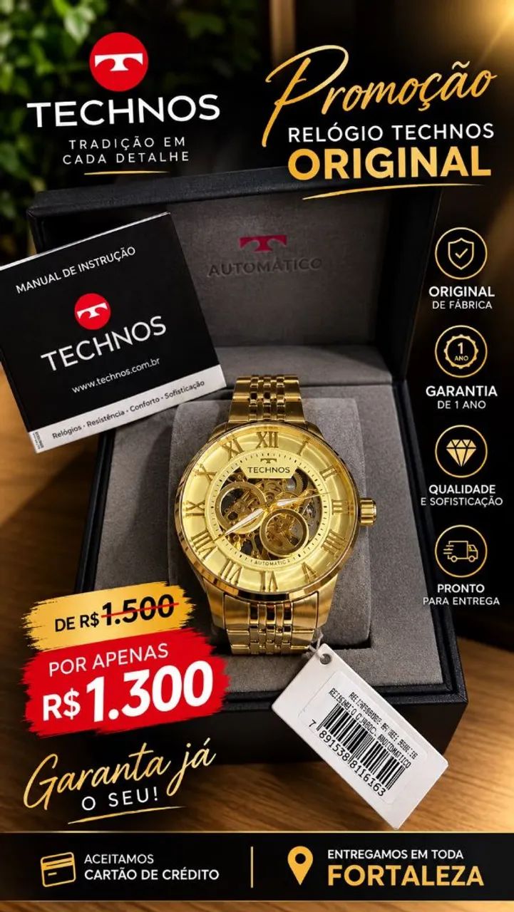 Relógio Technos Zerado