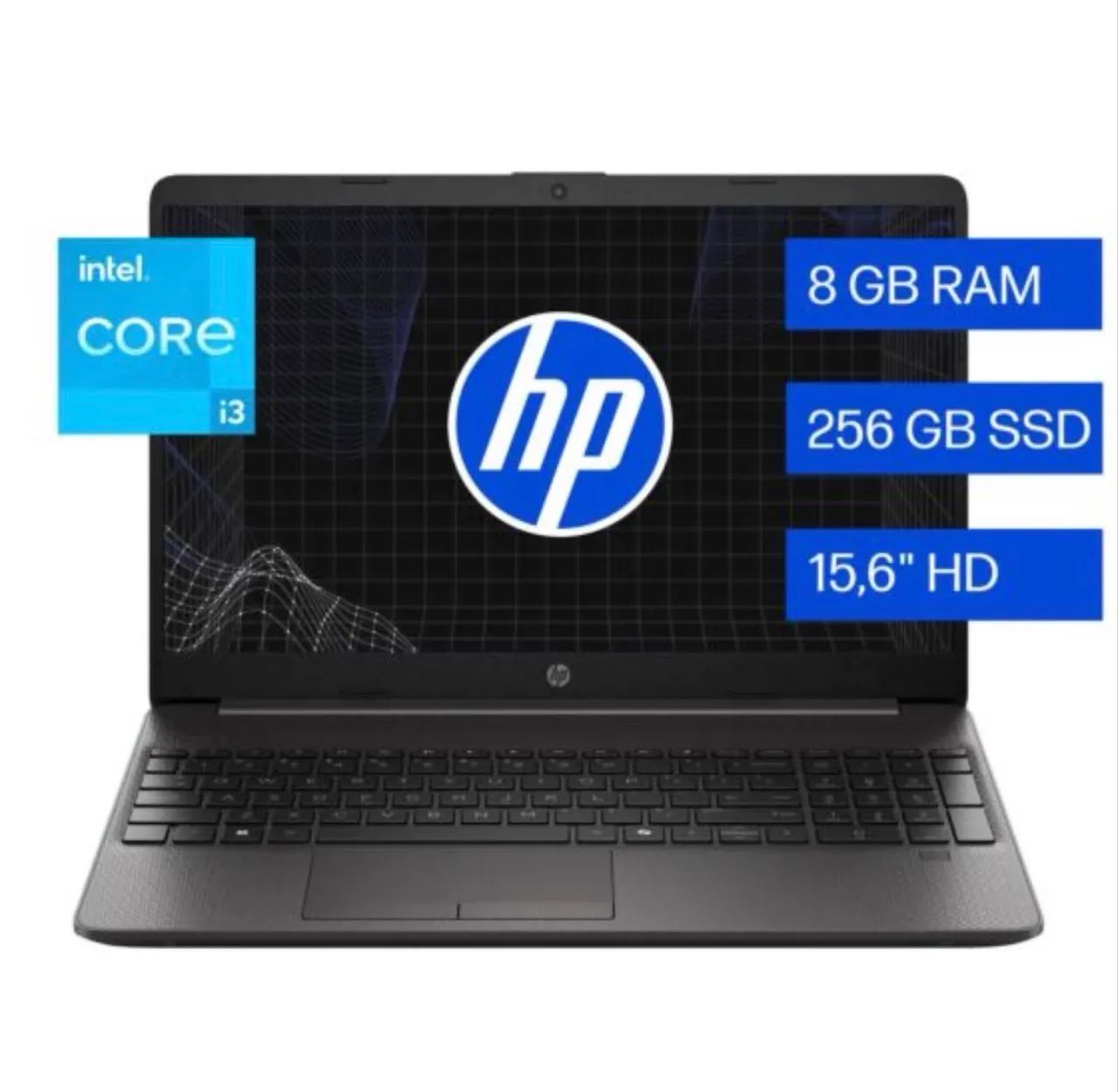 Notebook HP 256R G9 zerado - Intel Core i3 13ª Geração | 8GB RAM