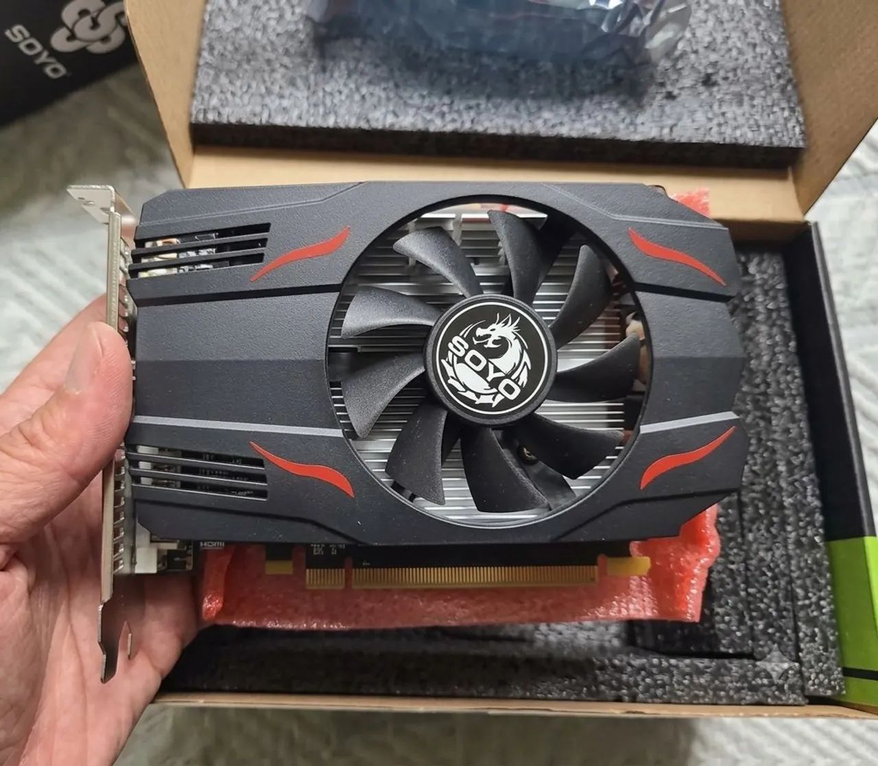 Placa de vídeo RX 550 4gb