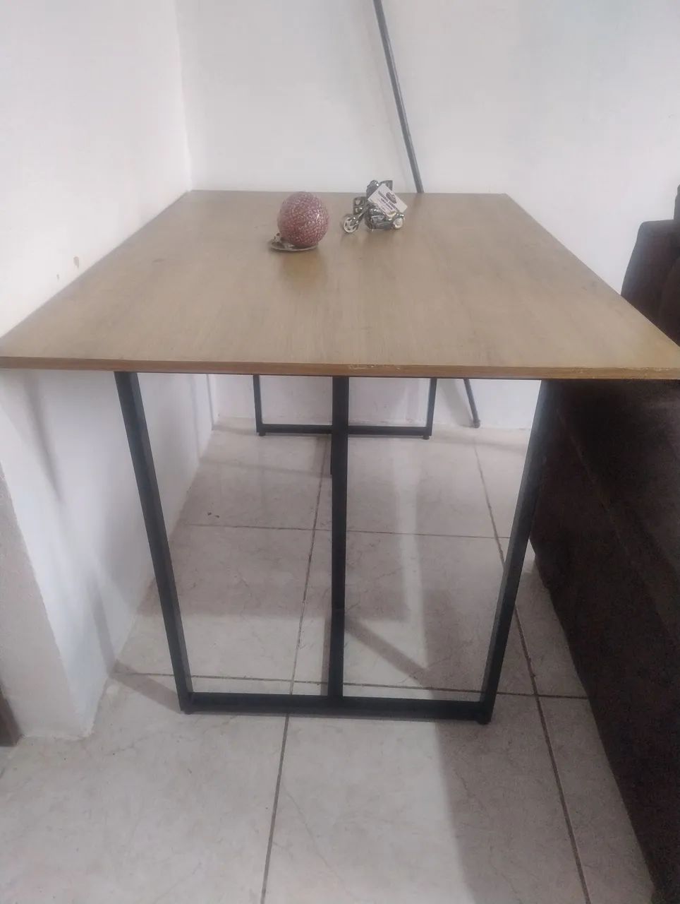 MESA TAMPO MADEIRA 120X090.