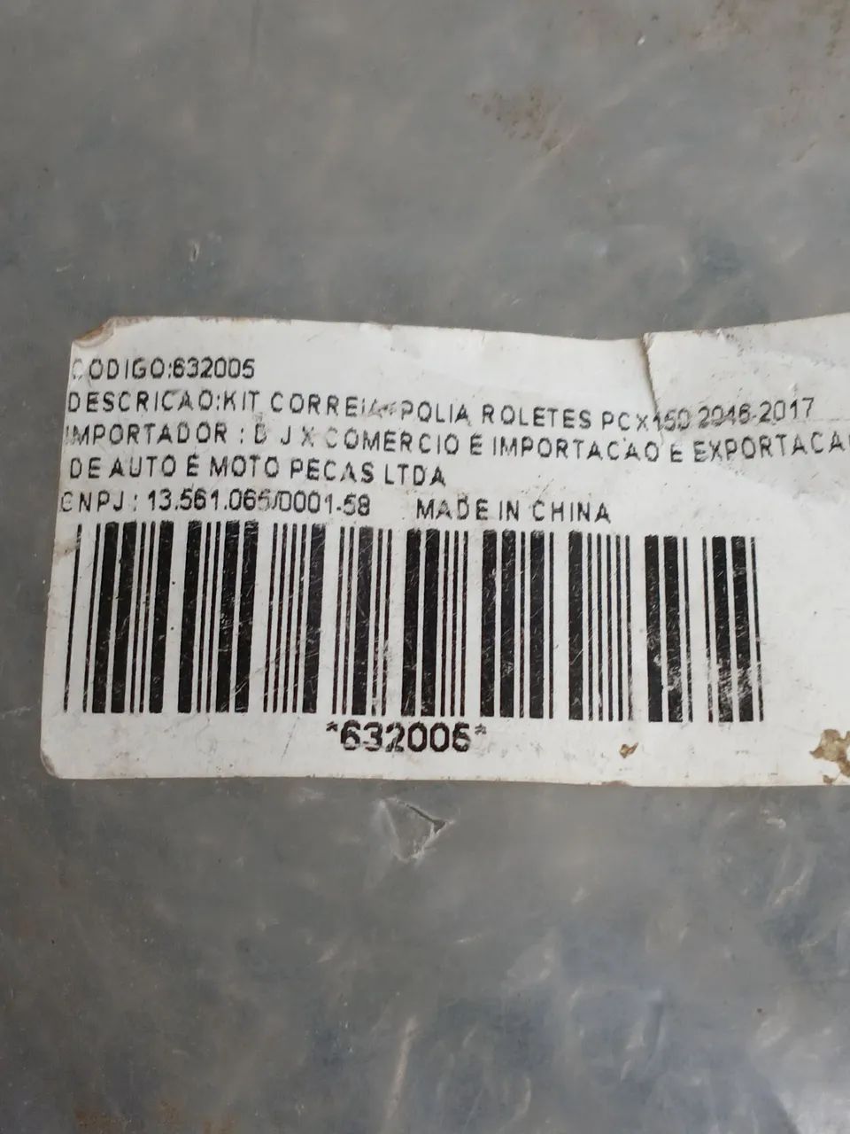 CONJUNTO DE CORREIA , ROLETES E POLIA PARA HONDA PCX 2016 / 2017 , PECAS NOVAS , SEM USO. - Foto 3