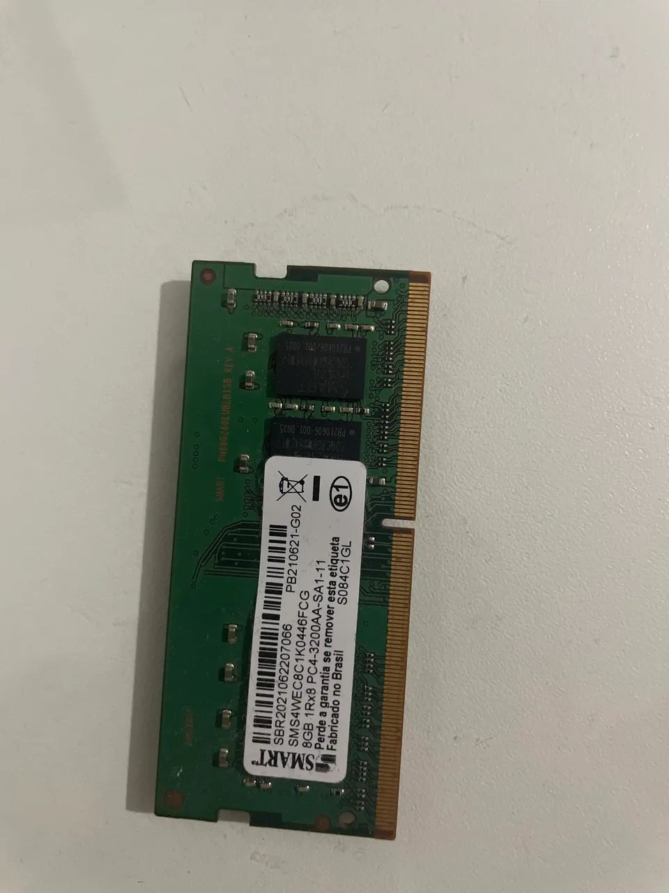 Memória RAM 8gb 3200