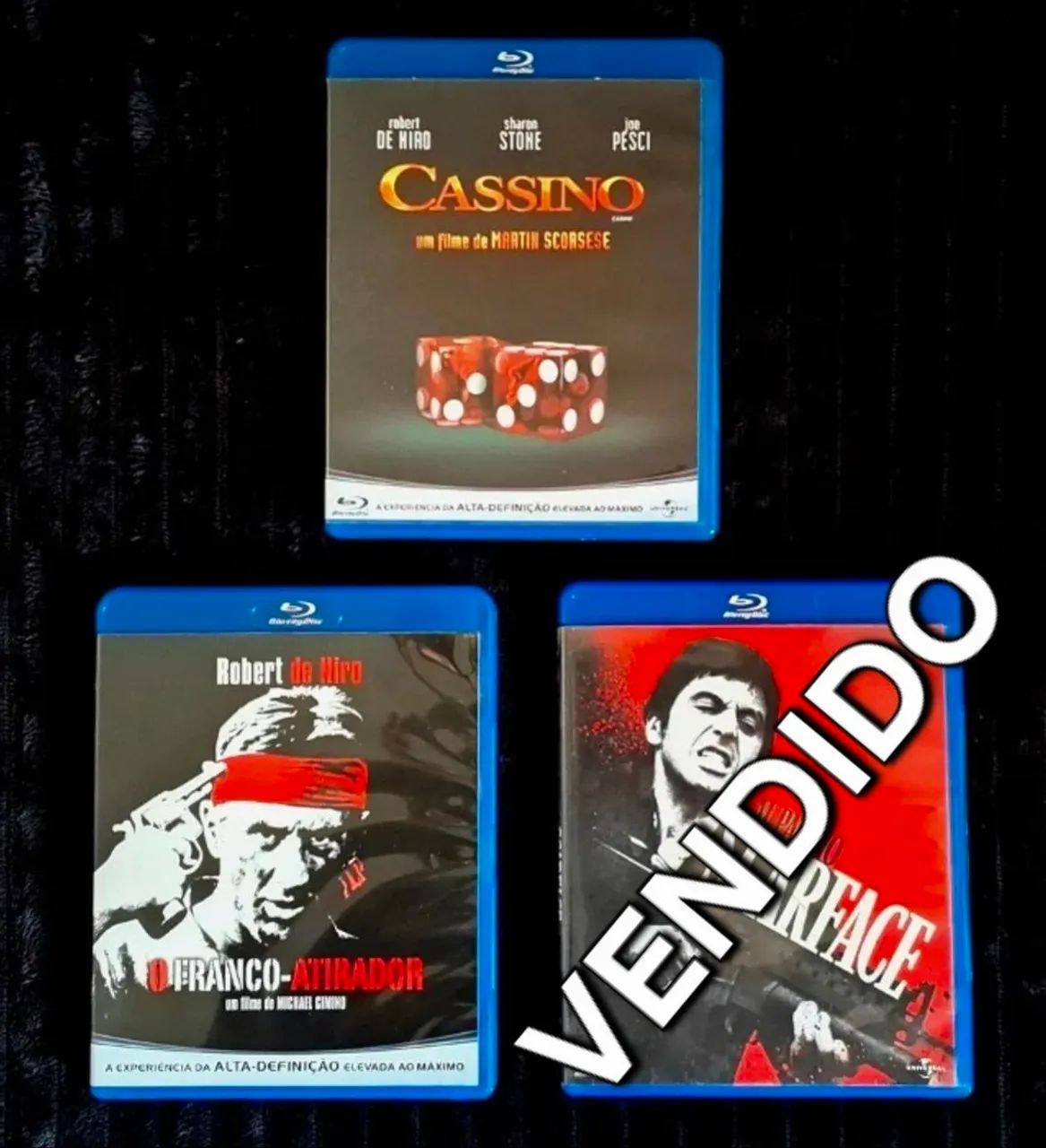 Blu-rays Cassino e O Franco-Atirador