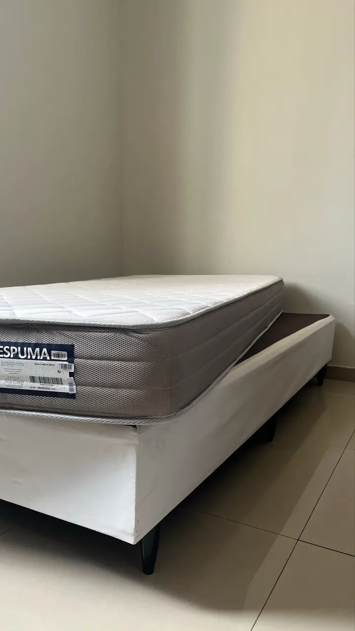 Cama Box + Colchão Ortobom Solteiro  - Foto 3