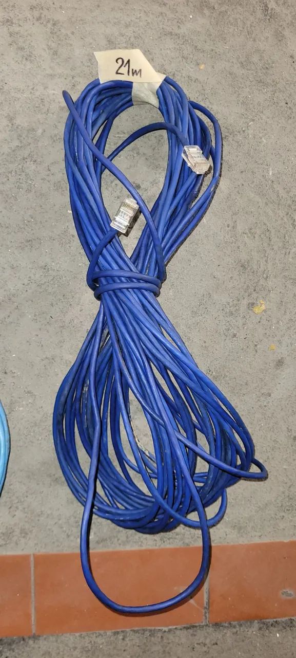 CABOS DE REDE PARA INTERNET CAT5E CRIMPADOS  - Foto 4