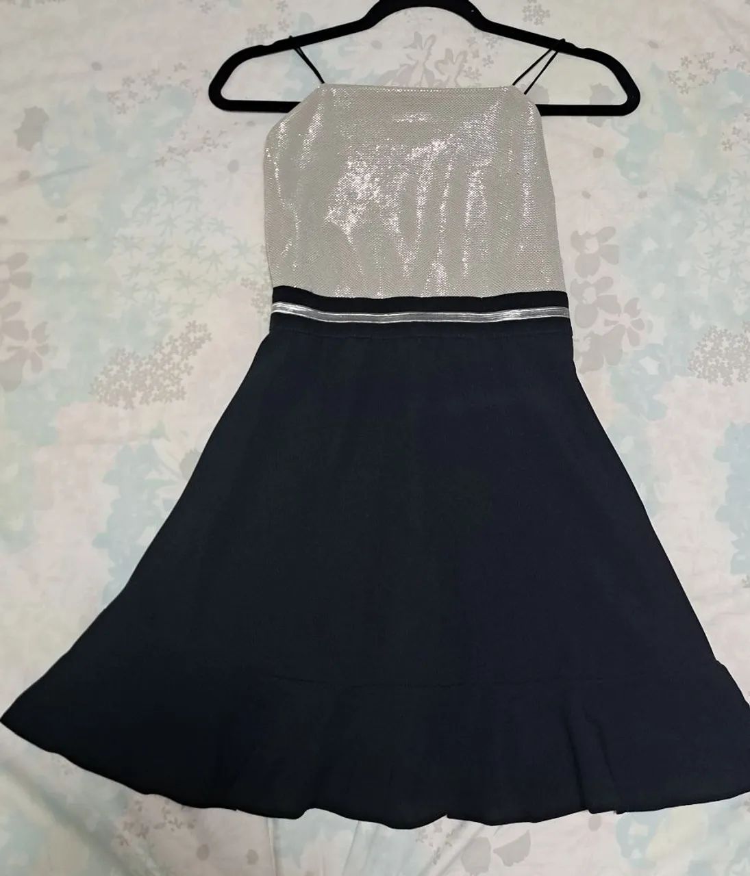 Vestido de festa prata e preto - Foto 2