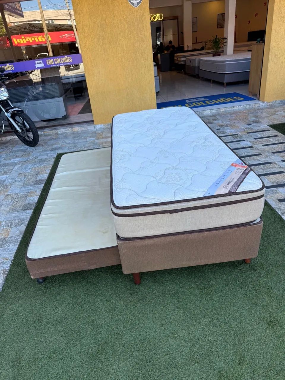 Cama de Solteiro com bicama auxiliar Castor - Entrego!  - Foto 2