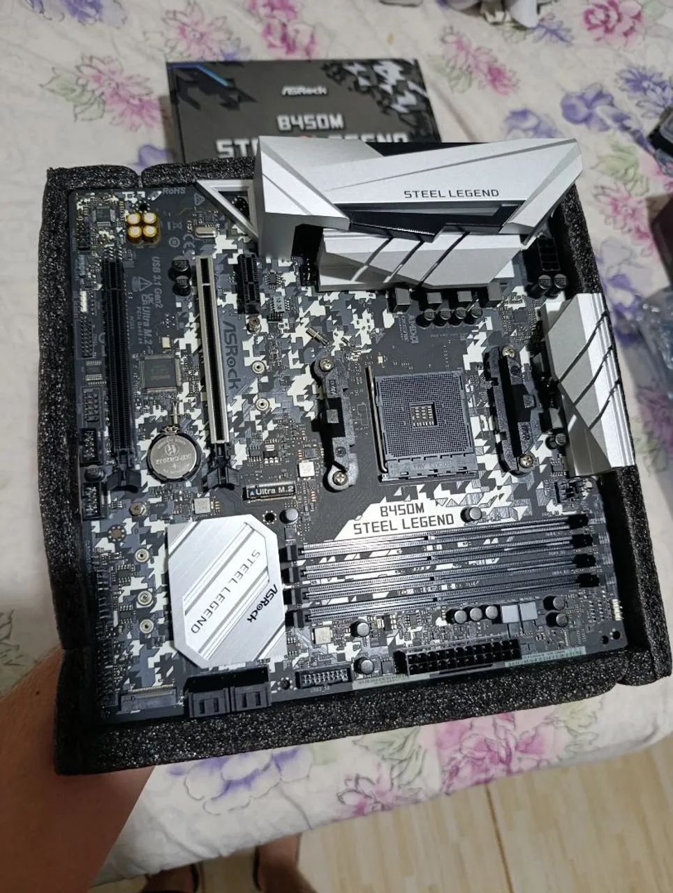 Placa Mãe B450M Steel Legend - Foto 2