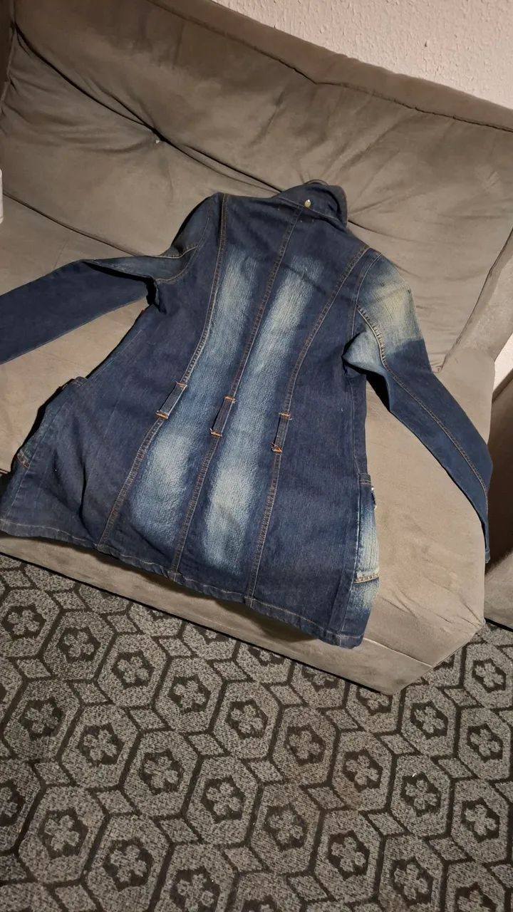 Casaco Sobretudo Jeans Lanndmark - Foto 2