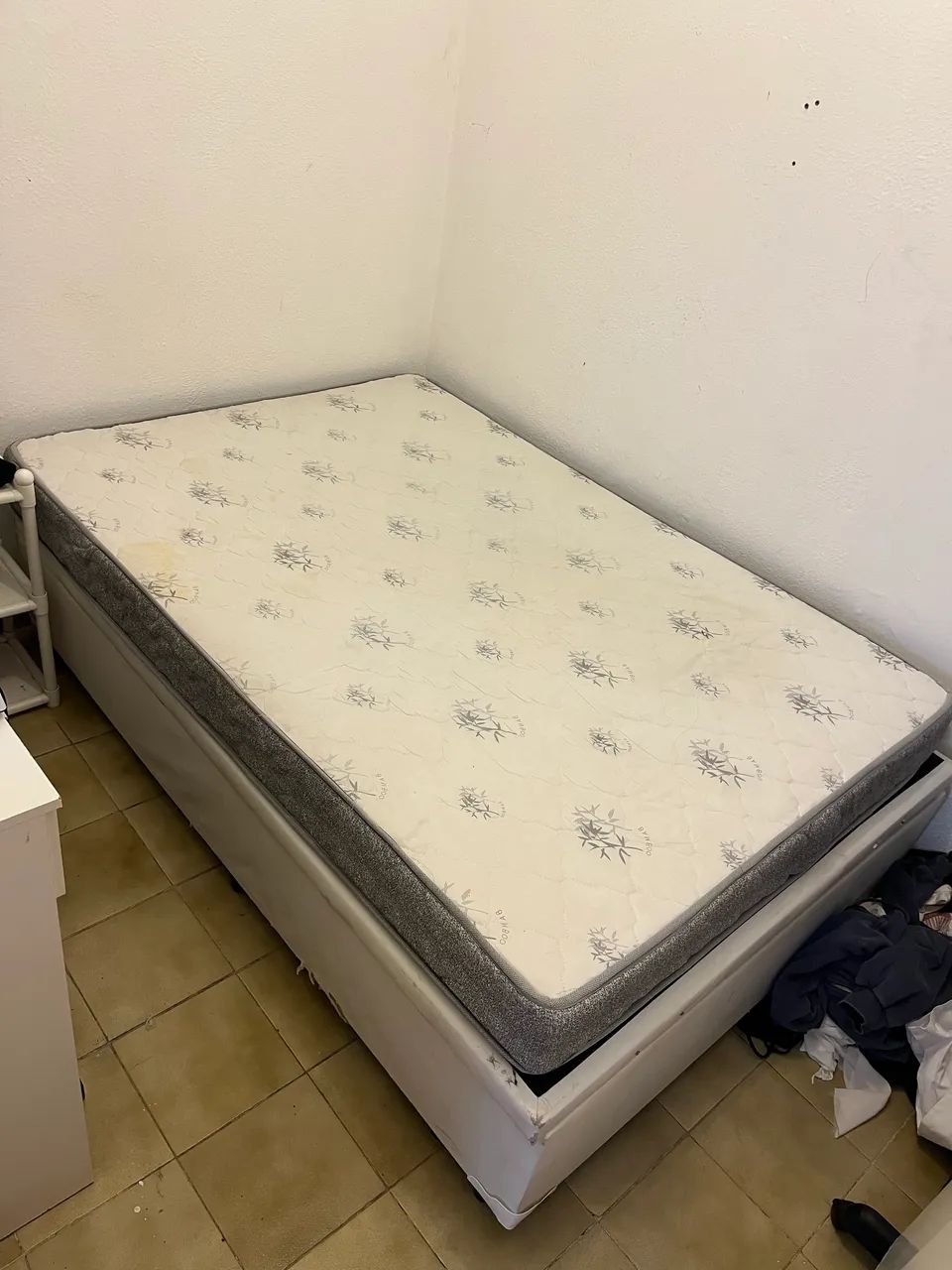 cama box baú e colchão  - Foto 4