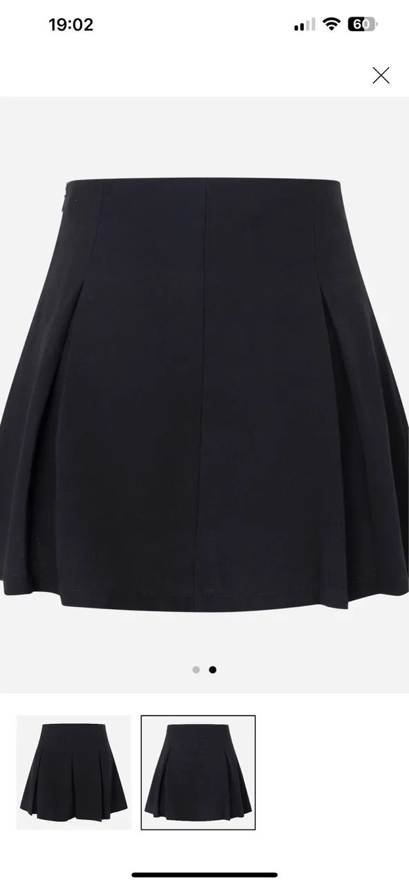 Saia Short com Pregas em Meia Malha - Foto 2