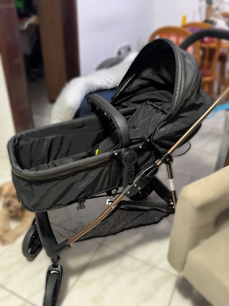 Carrinho e cadeirinha de bebê  - Foto 3