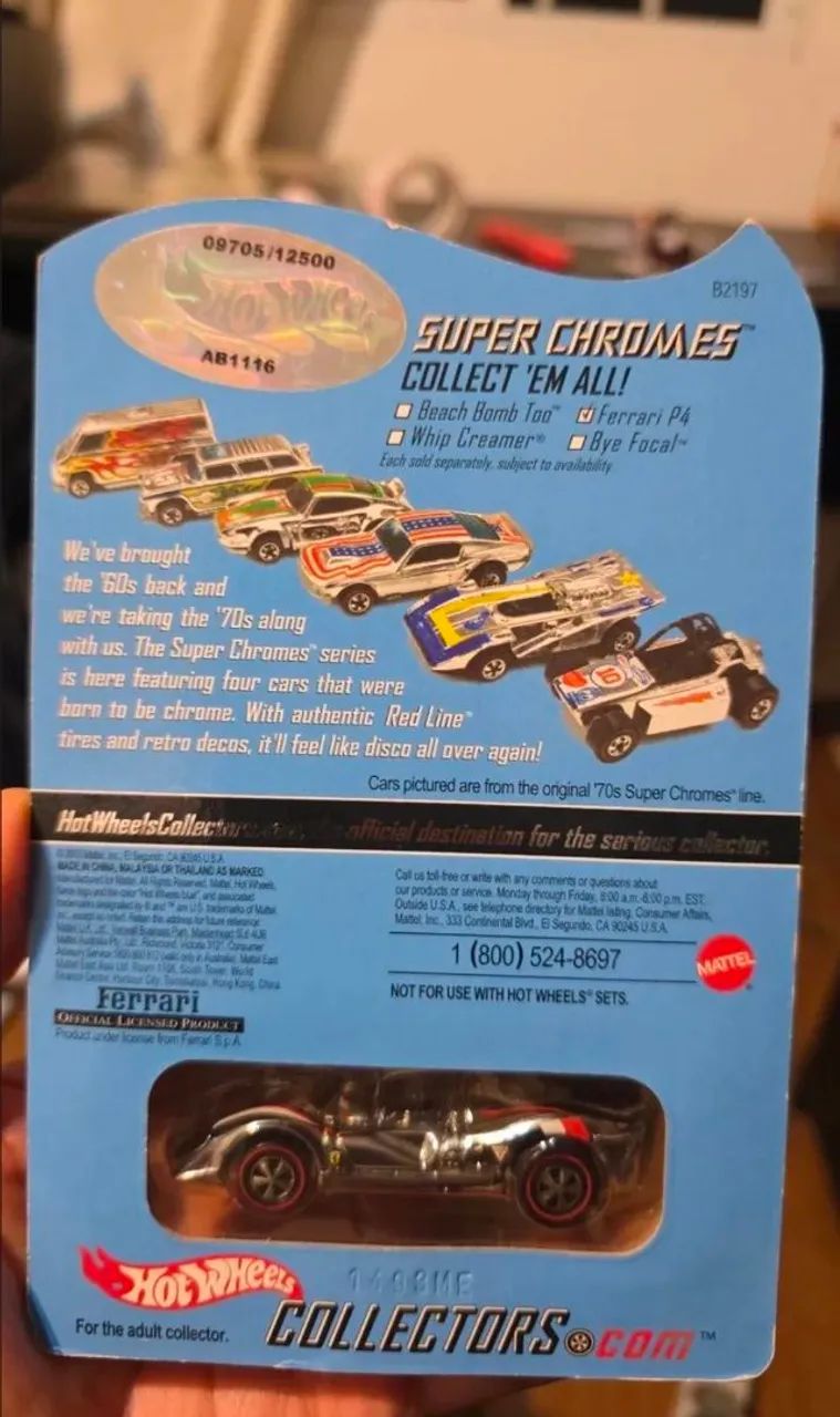 Hot Wheels 2003 RLC Super Chromes - Ferrari P4 - Hobbies e
