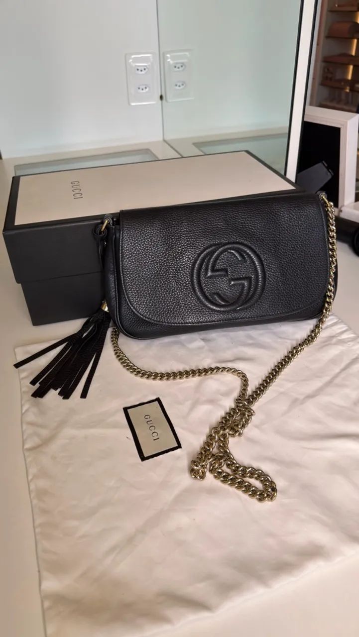 GUCCI SOHO MEDIUM CHAIN FLAP BAG - Foto 2