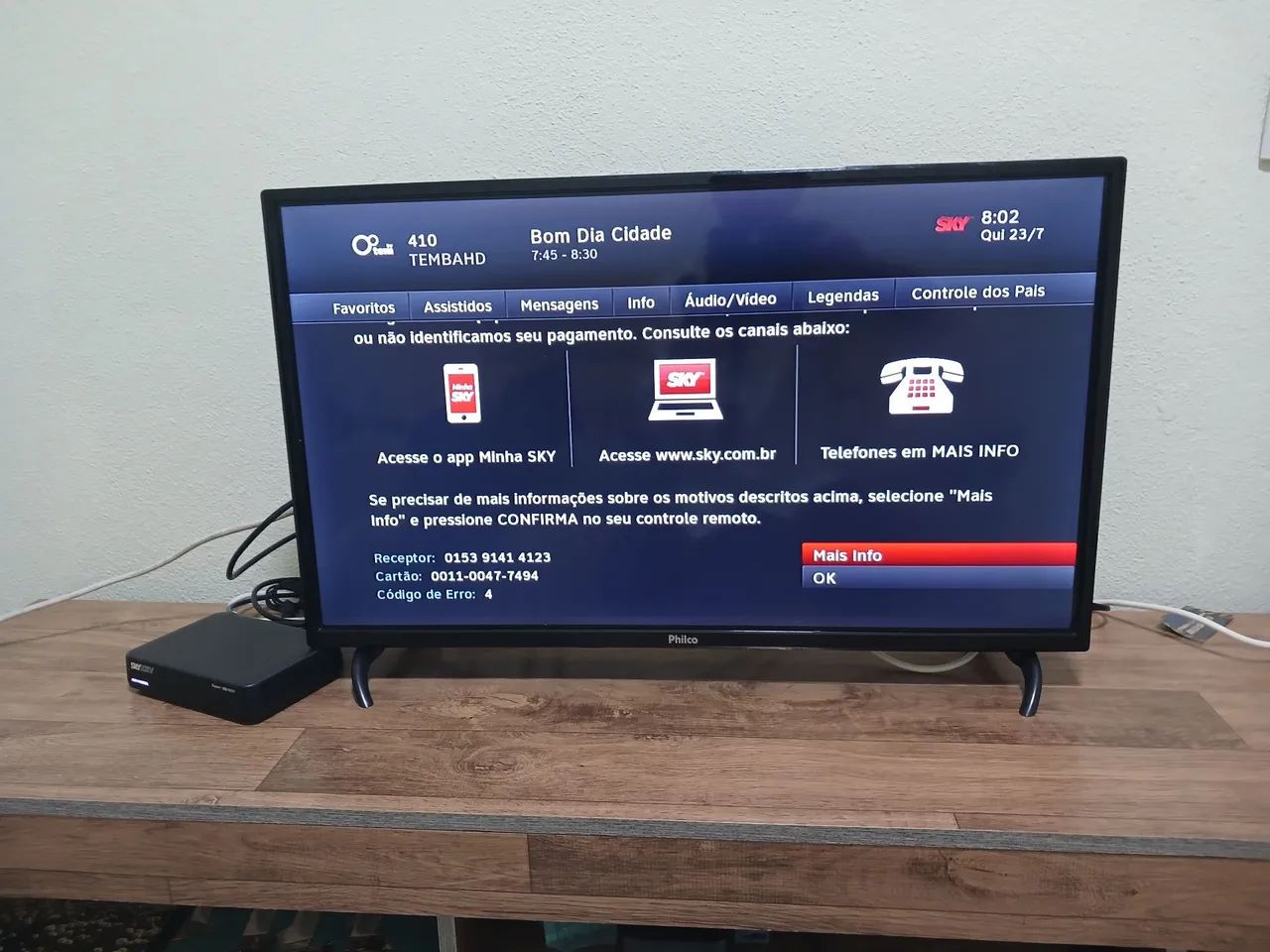 TV Philco 32" (Novíssima) - Foto 2