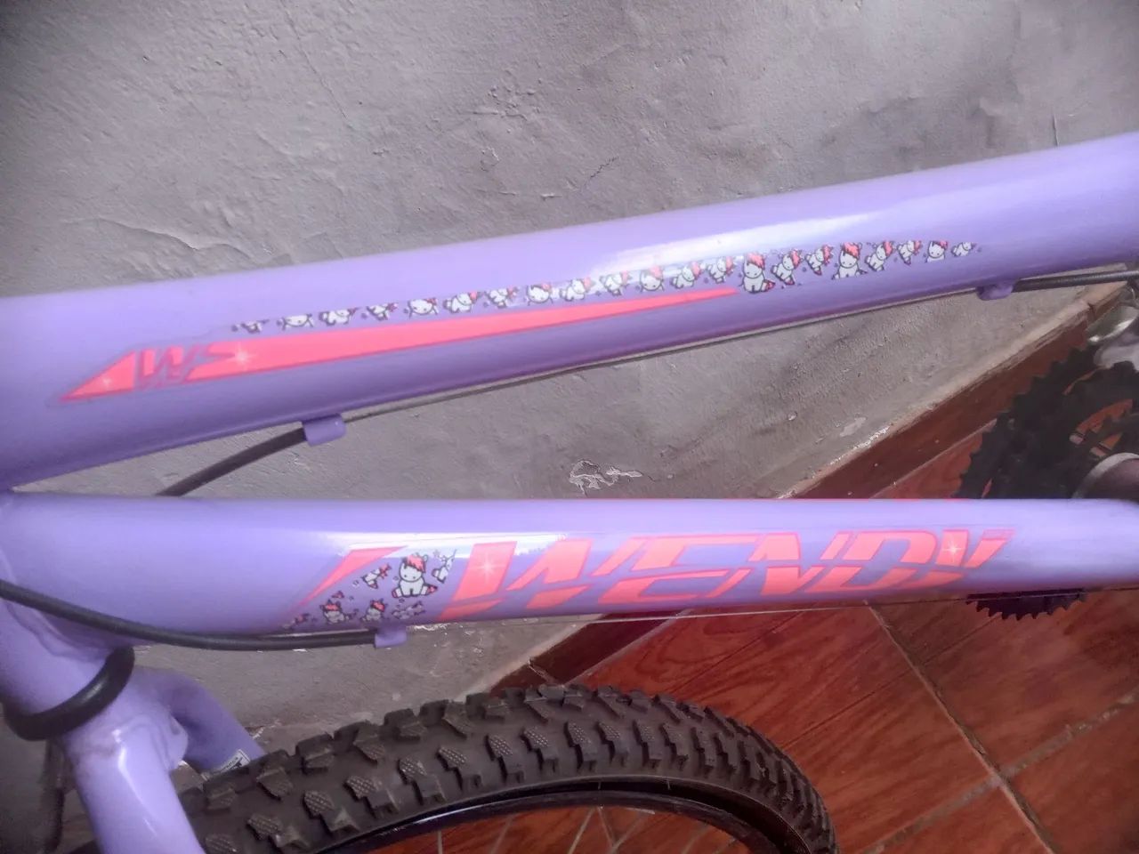 Bicicleta lilás aro 24