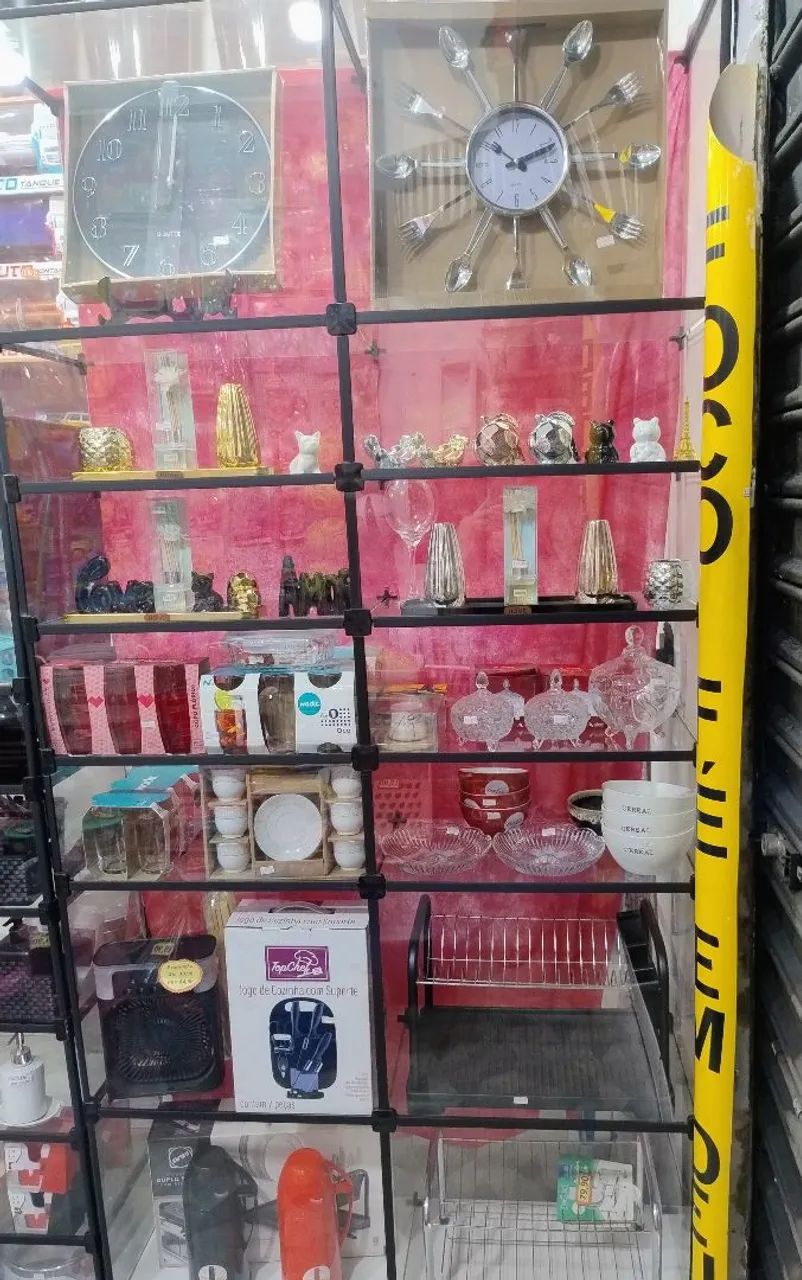 Vitrine de Vidro para Loja