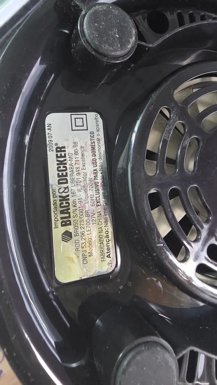 Liquidificador black decker 