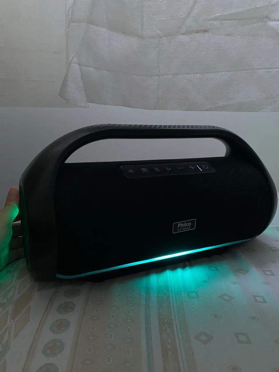 Caixa Philco Extreme Bluetooth com Luzes LED - Funcionando 100% - Foto 2
