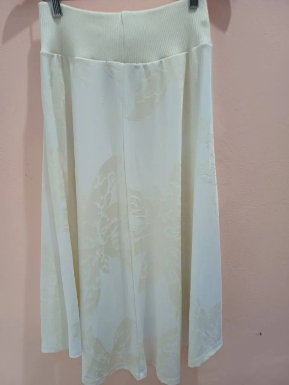 Saia midi Maria Filó Off White  - Foto 3