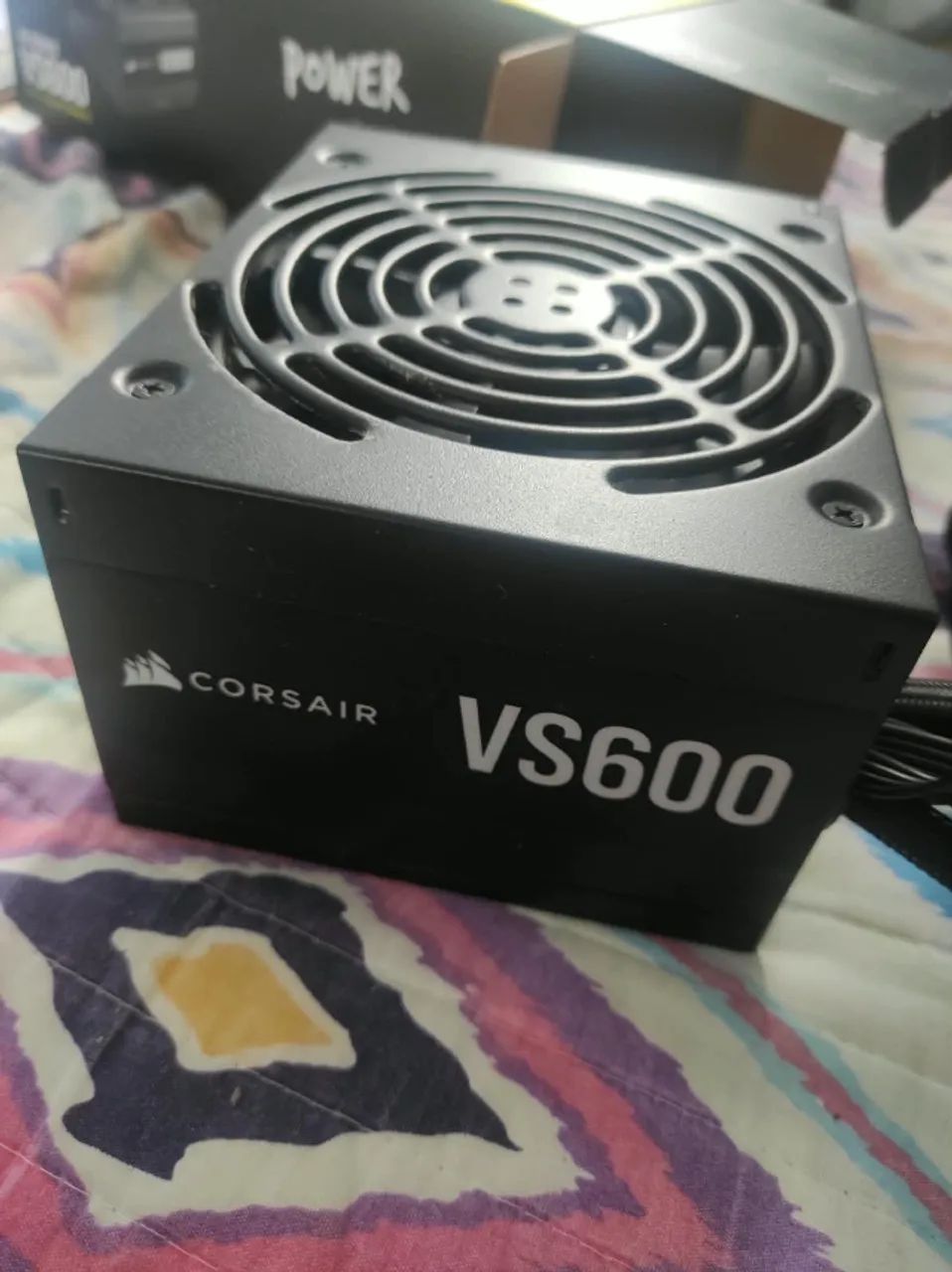 Fonte Corsair VS600 600W (Na Caixa / Estado Impecável) - Foto 2
