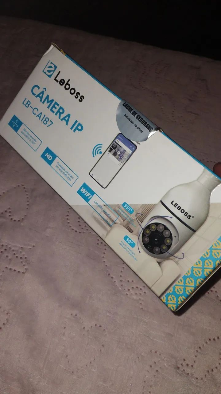 Kit com 3 câmeras espiãs inteligentes 