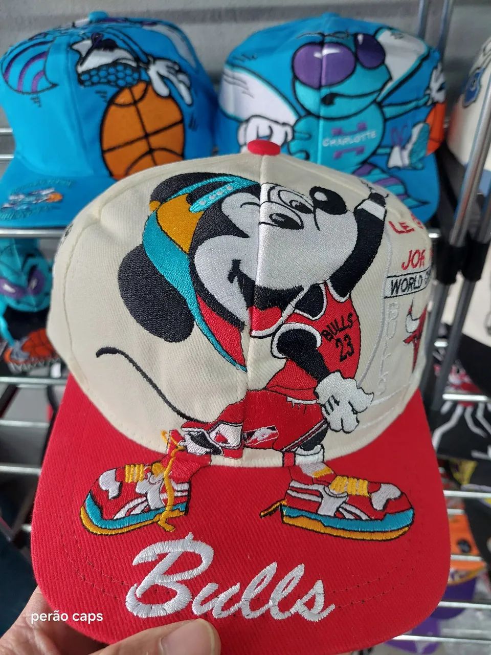 Boné Mickey pergaminho Chicago Bulls 
