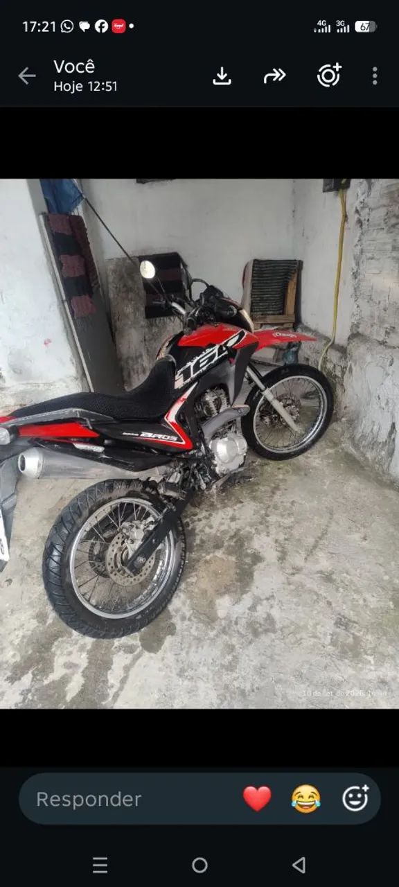 Bros 160 vermelha  - Foto 4