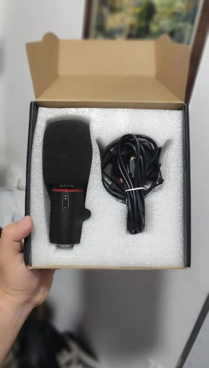 Microfone Blazar Streaming e Gamer USB seminovo - Foto 2