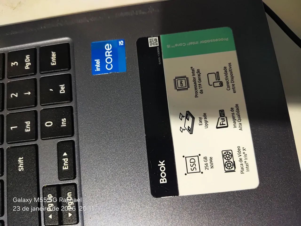 Notebook Samsung book i5 1135G7 - Foto 2