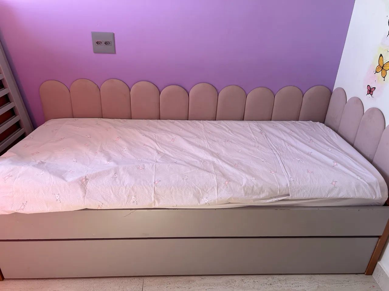 Berço Multifuncional 5 Em 1 De Madeira Maciça (Usado) - Foto 3