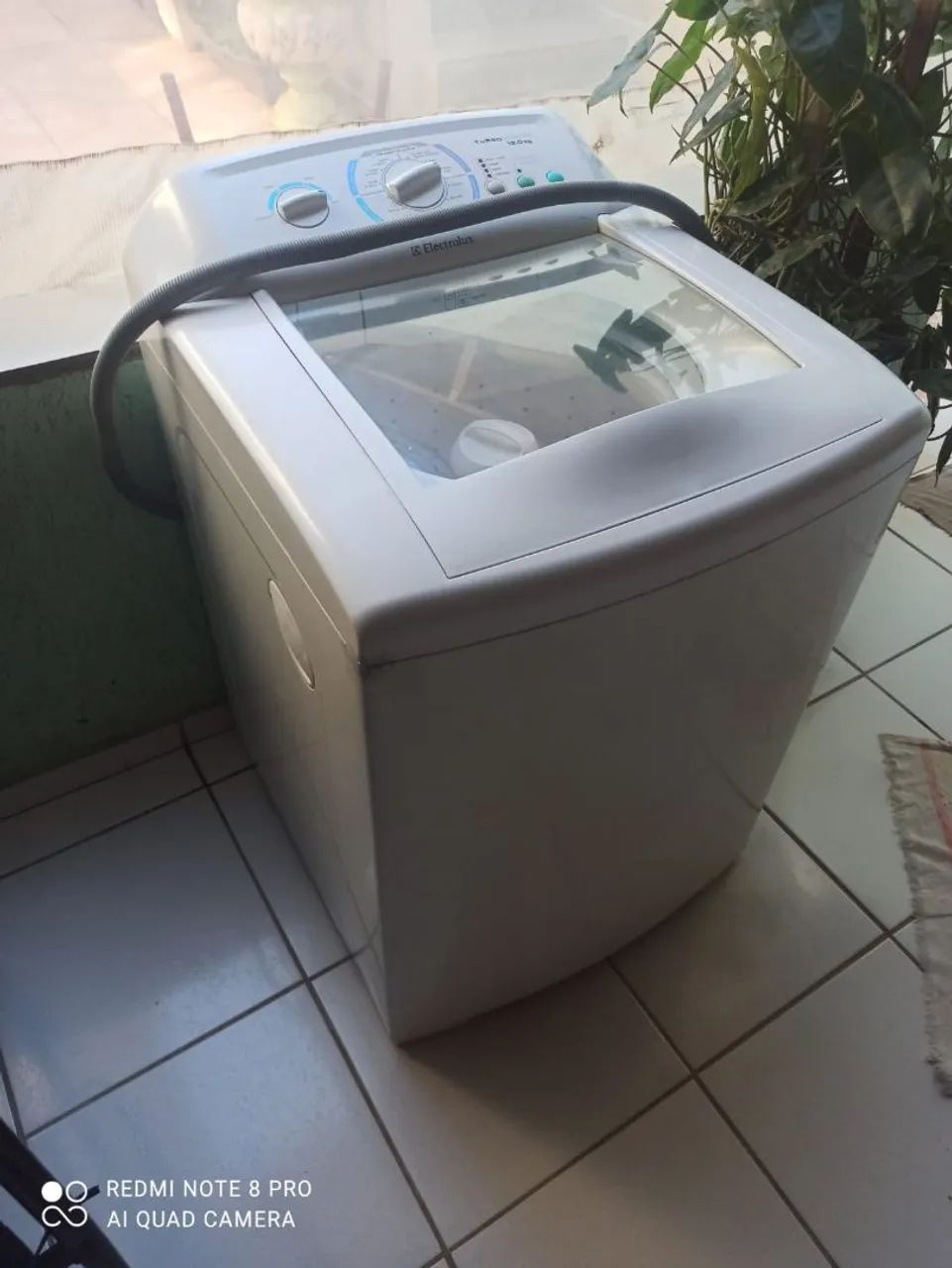 Máquina de lavar usada