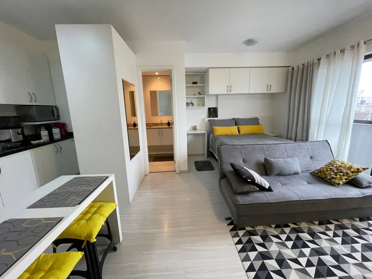 Studio mobiliado à venda com 1 vaga no Centro de Curitiba Edifício Life Space Sete - Foto 4