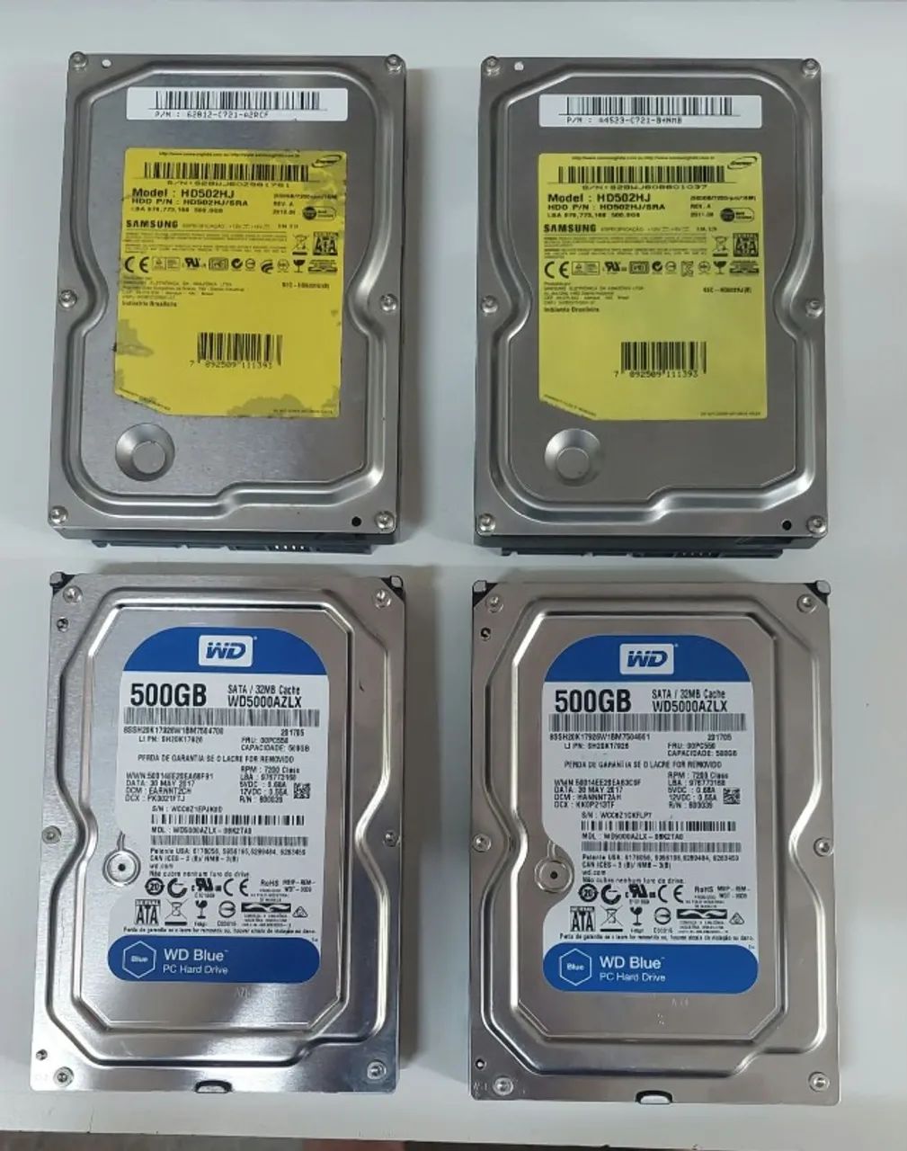 4 HDs usados