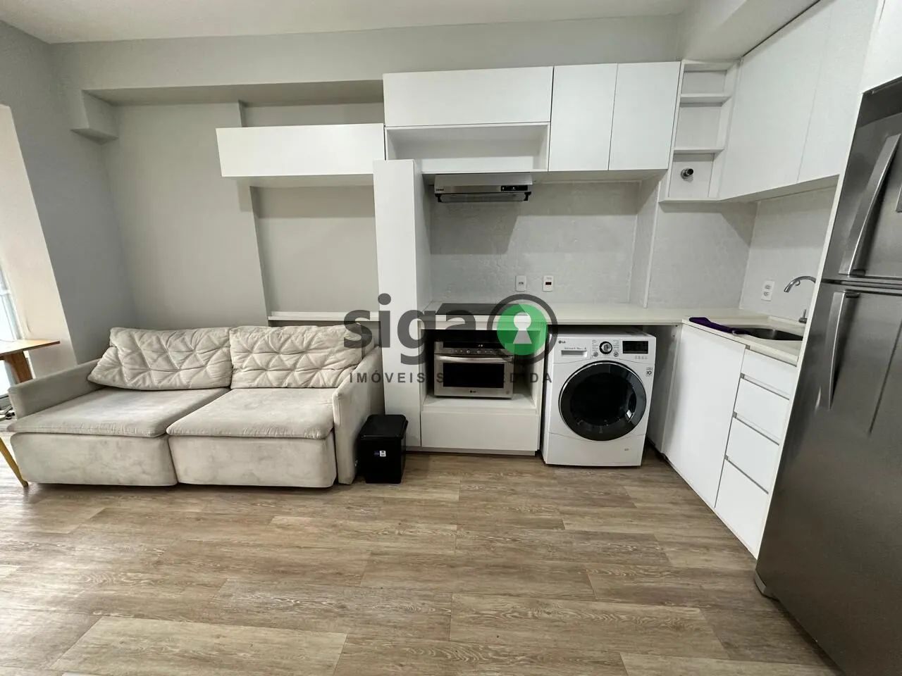 ADD Nova Berrini mobiliado 1 dorm excelente localização - Foto 3